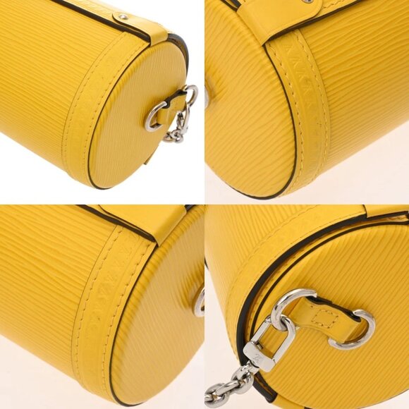 Share LOUIS VUITTON Epi Papillon Trunk 2WAY Jaune M58649 shoulder bag - Picture 4 of 10